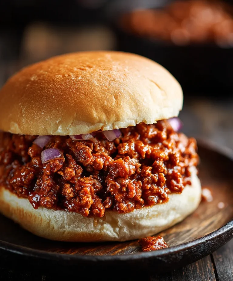 Easy Beef Sloppy Joes- Quick & Delicious Meal