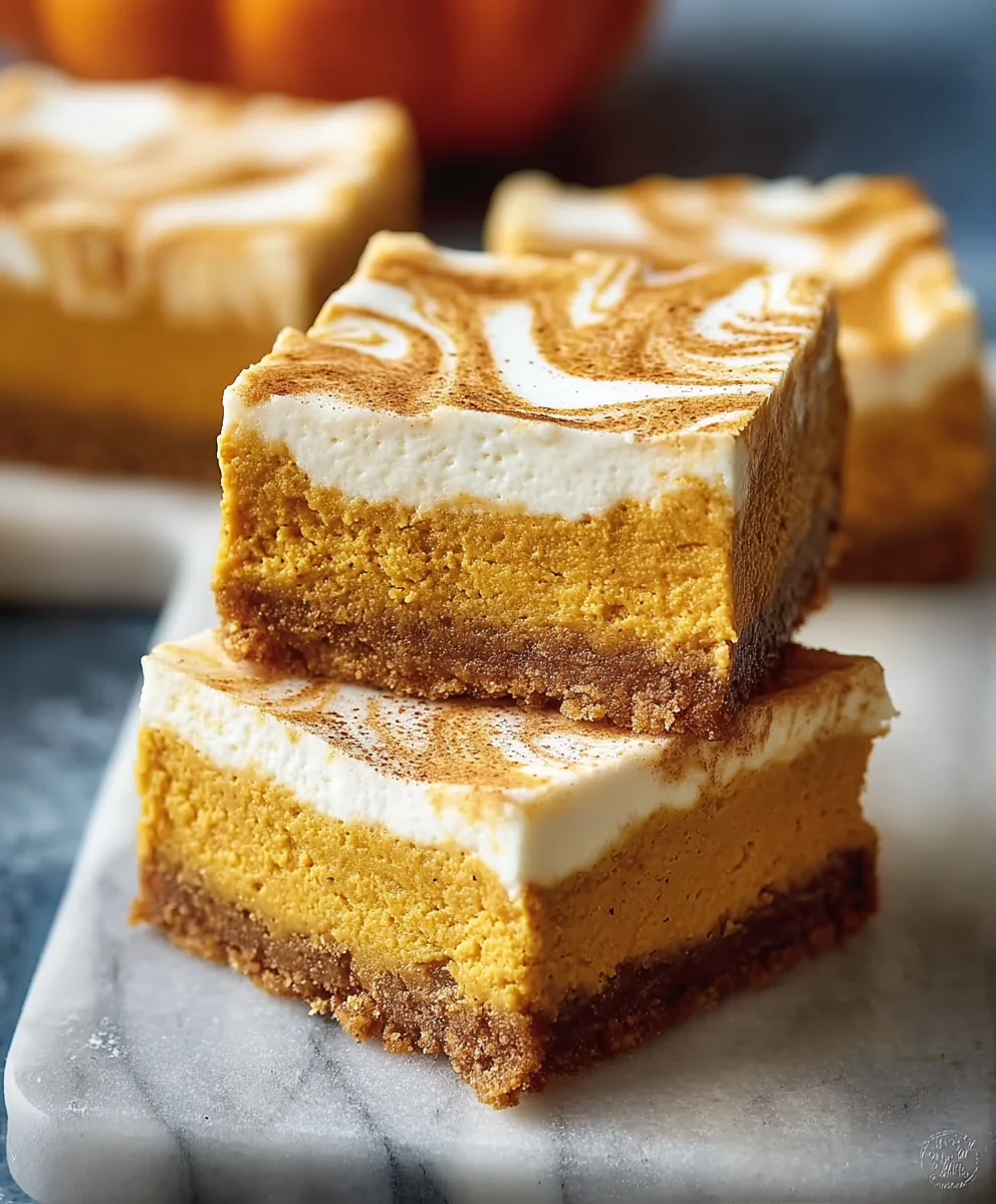 Easy Pumpkin Cheesecake Bars Recipe