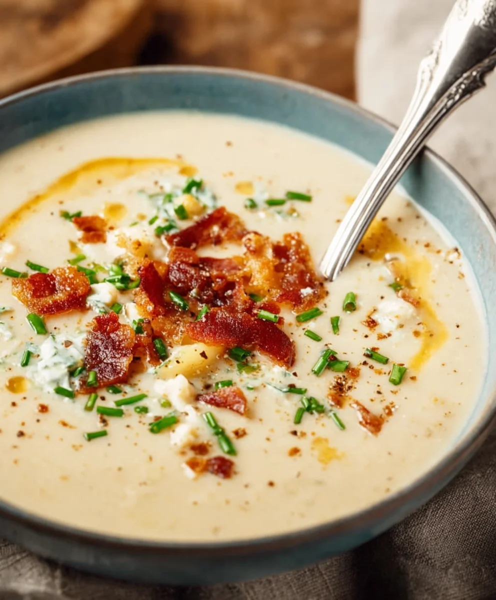 Creamy Baked Potato Soup - Easy Comfort Food