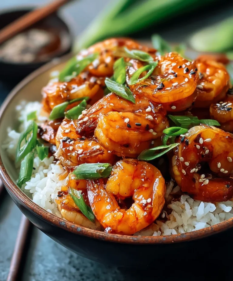 Honey Garlic Shrimp Bowls-Quick Delicious Meal