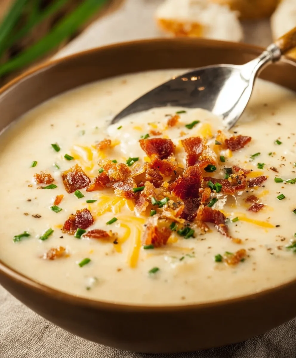 Creamy Baked Potato Soup - Easy Comfort Food