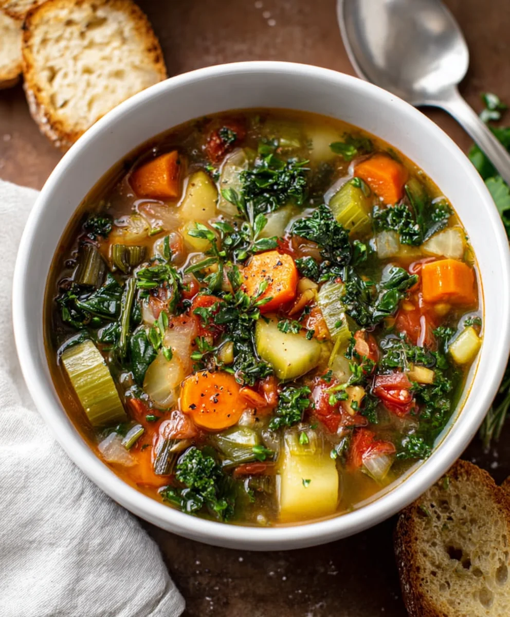 Hearty Vegetable Soup - Delicious & Easy Beef Broth Recipe