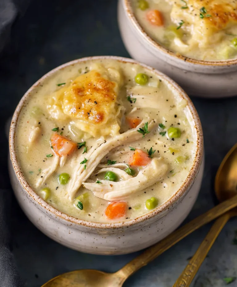 Creamy Chicken Pot Pie Soup – Comfort Food Made Easy