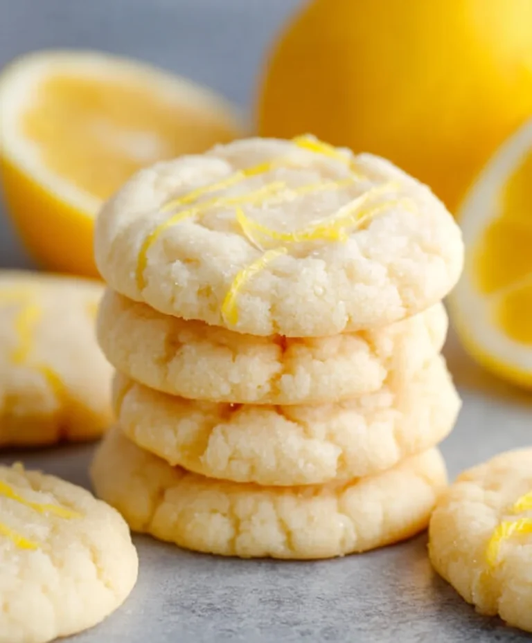 Easy Lemon Sugar Cookies Recipe-Zesty & Sweet