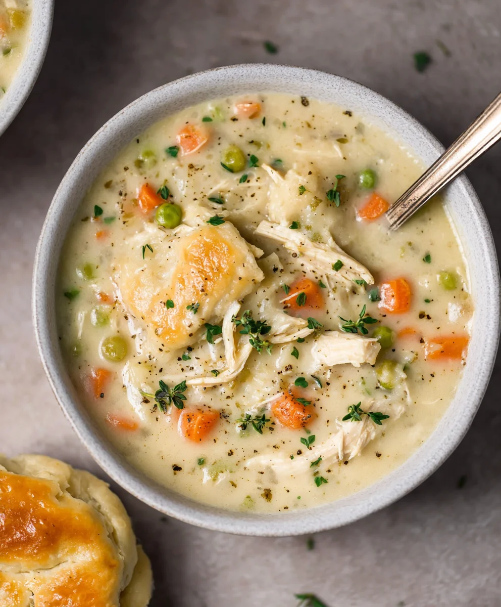 Creamy Chicken Pot Pie Soup - Comfort Food Made Easy