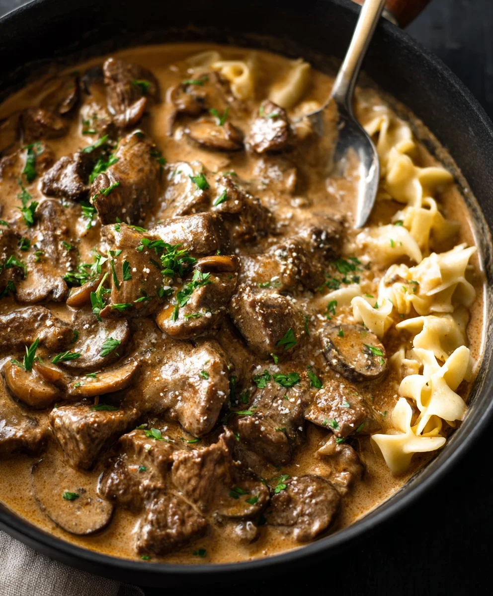Gordon Ramsay Beef Stroganoff- Easy & Delicious