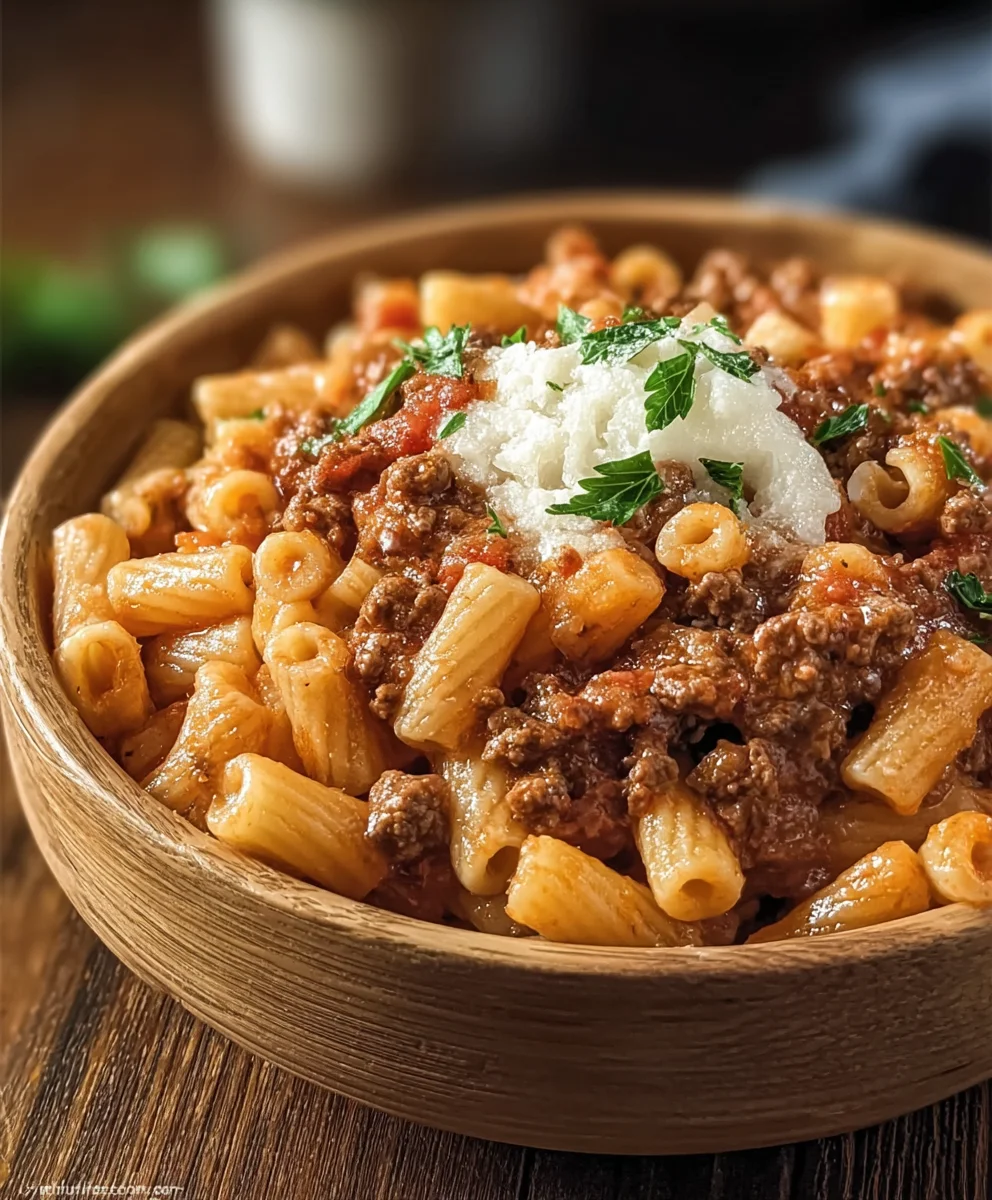 Easy Homemade Beefaroni - Delicious Family Meal
