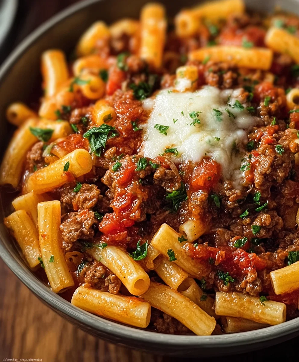 Easy Homemade Beefaroni - Delicious Family Meal