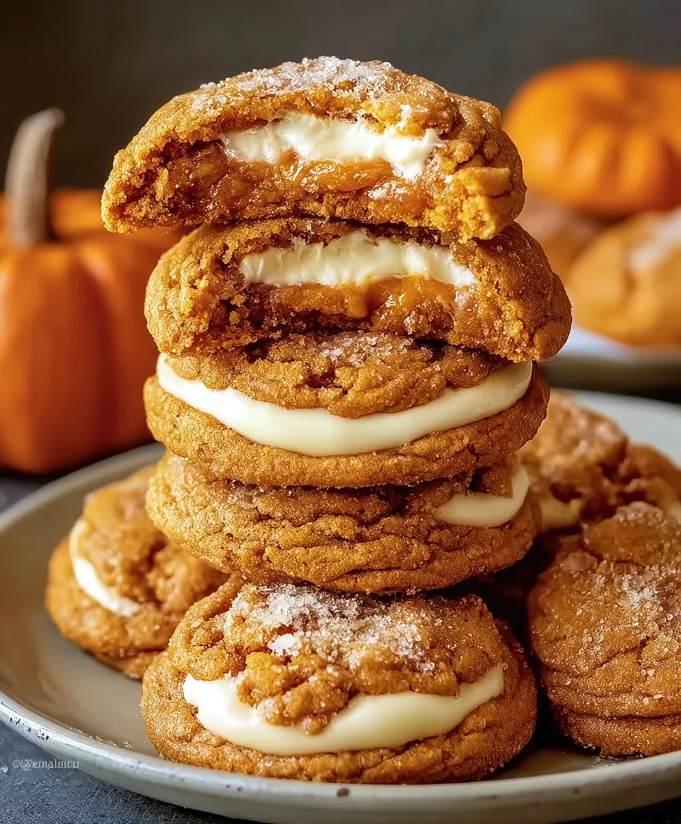 Pumpkin Cheesecake Cookies - Decadent Flavor