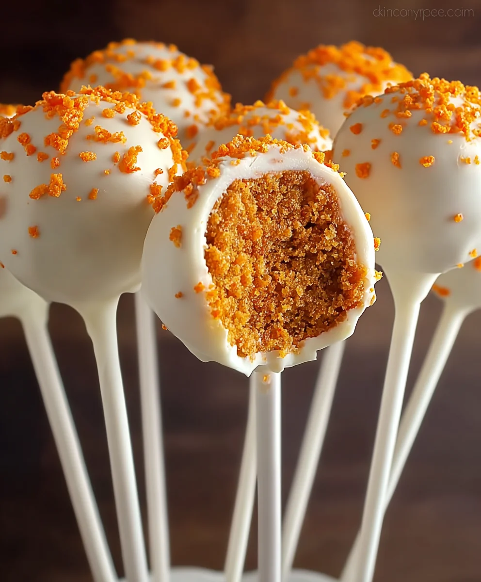 Delicious Pumpkin Cake Pops - Easy Fall Treat