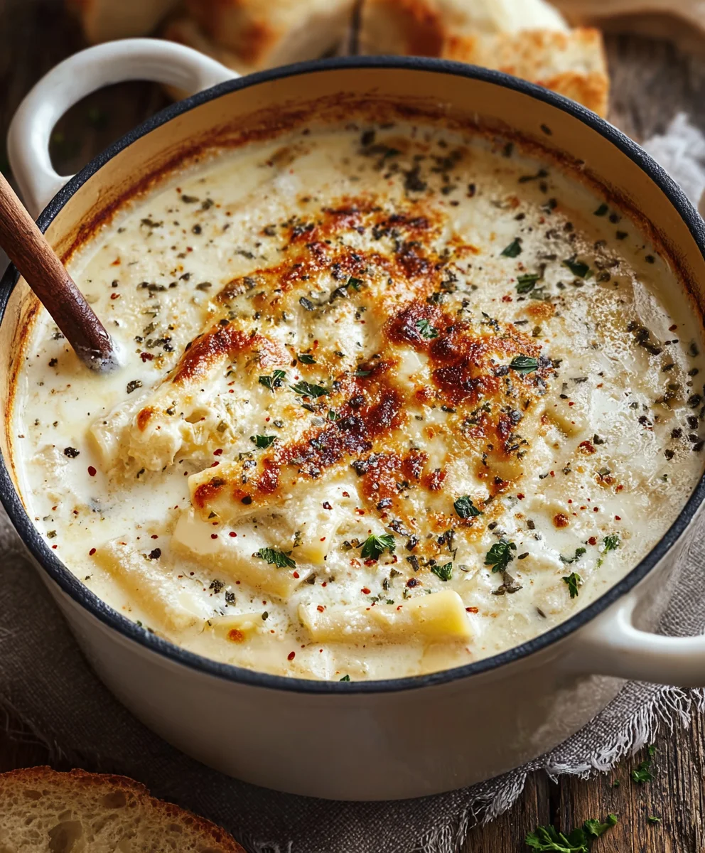 Easy White Lasagna Soup Recipe-Creamy Comfort Food