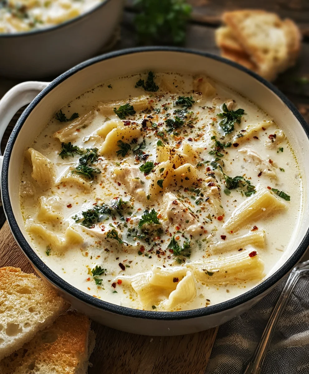 Creamy White Lasagna Soup - Easy Comfort Food Recipe