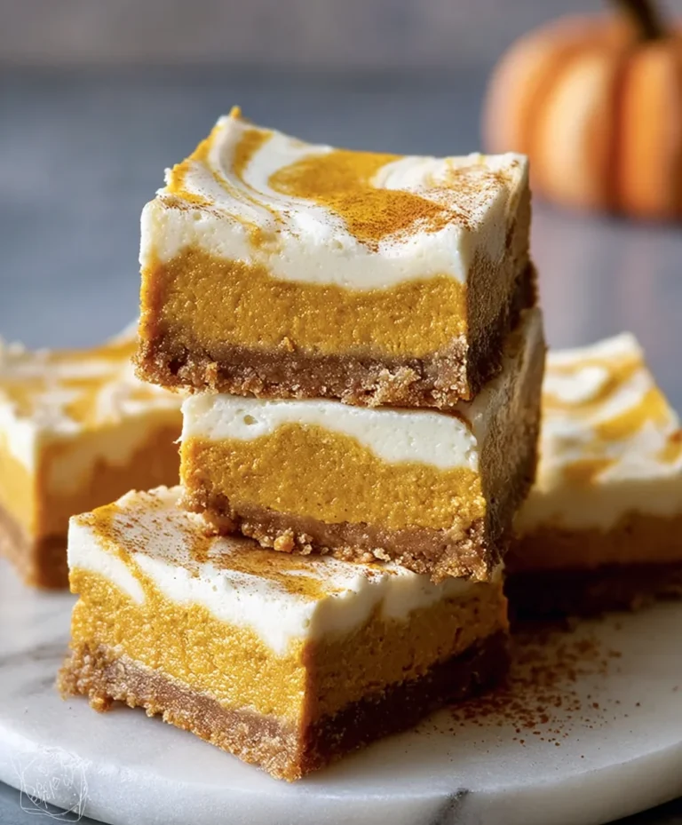 Easy Pumpkin Cheesecake Bars Recipe