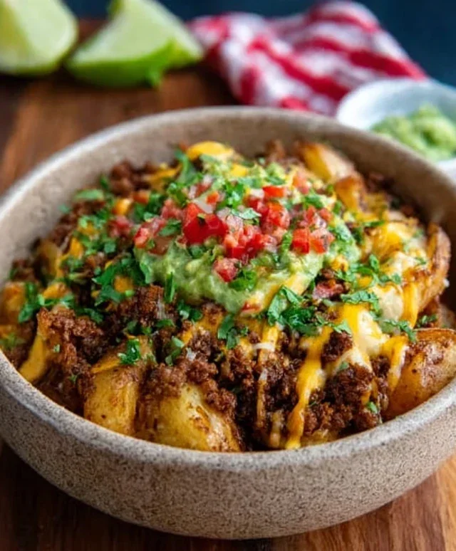 Loaded Potato Taco Bowl