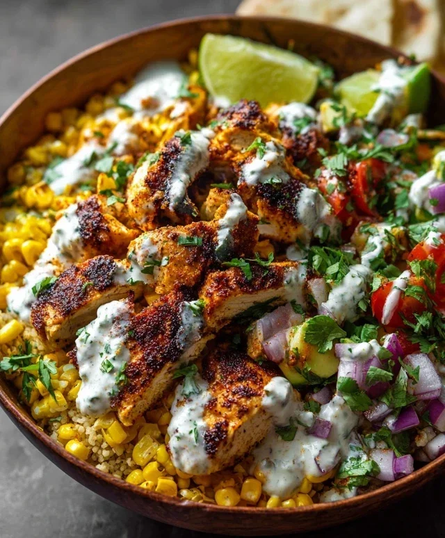 Tasty Street Corn Chicken Bowl