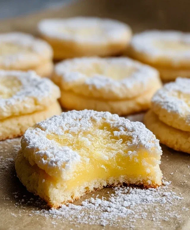 Lemon Bar Butter Cookies