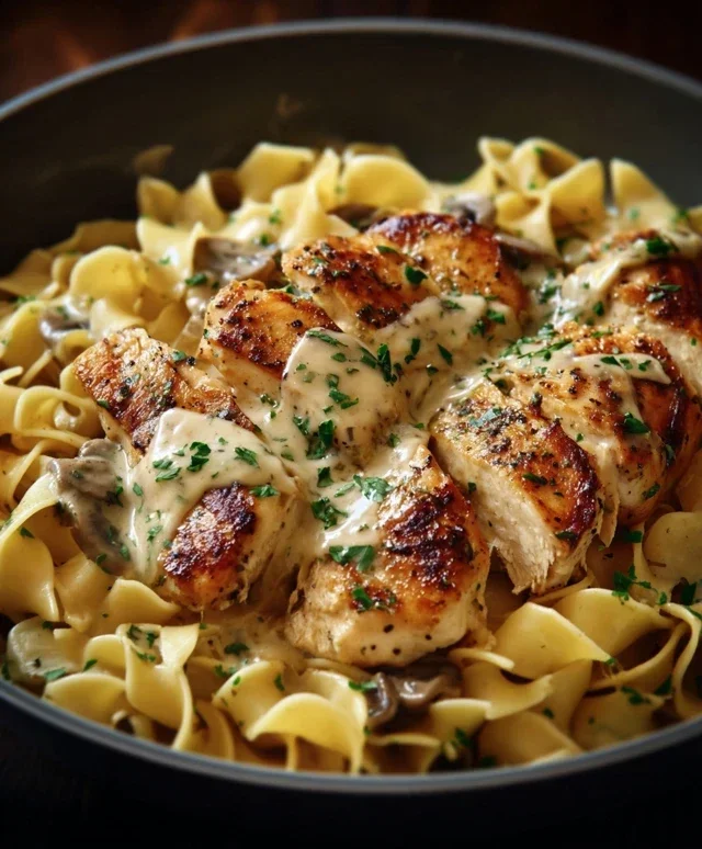 One-Pan Chicken with Buttered Noodles