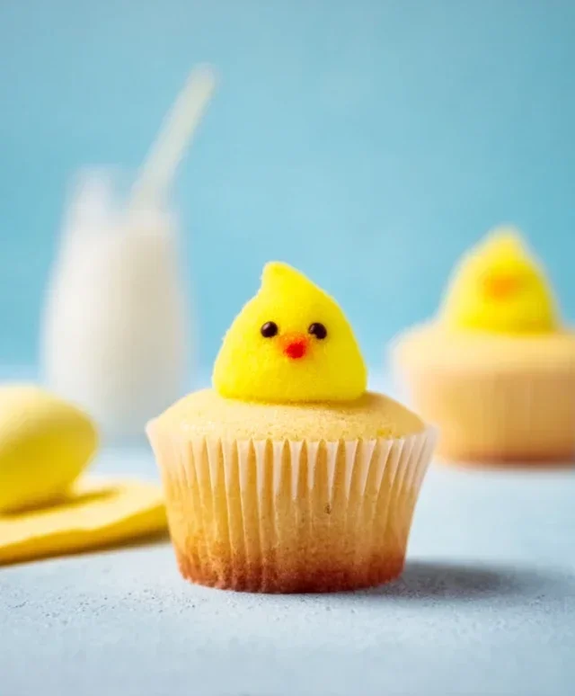 Easter Chick Cupcakes