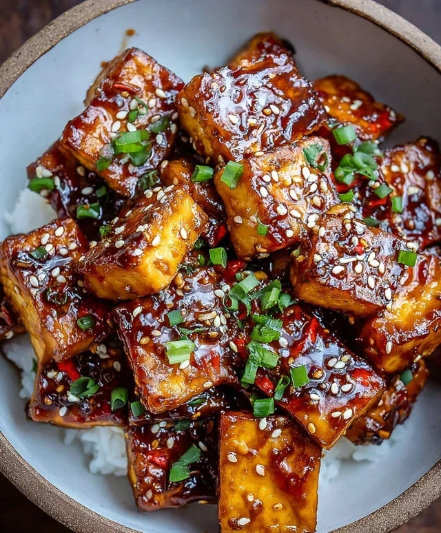 Crispy Sticky Tofu