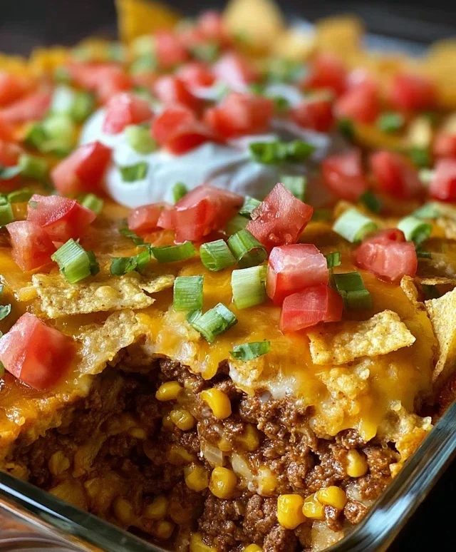 Walking Taco Casserole