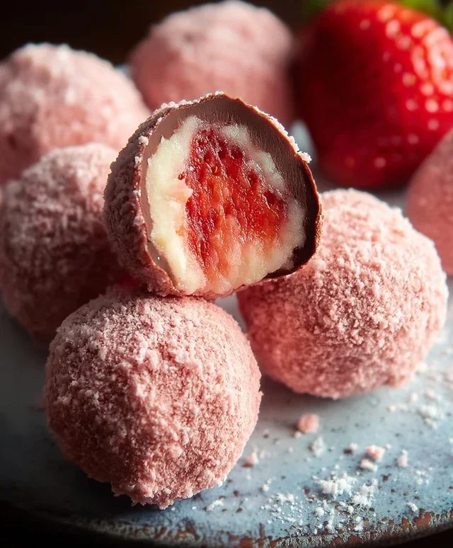 Strawberry Truffles
