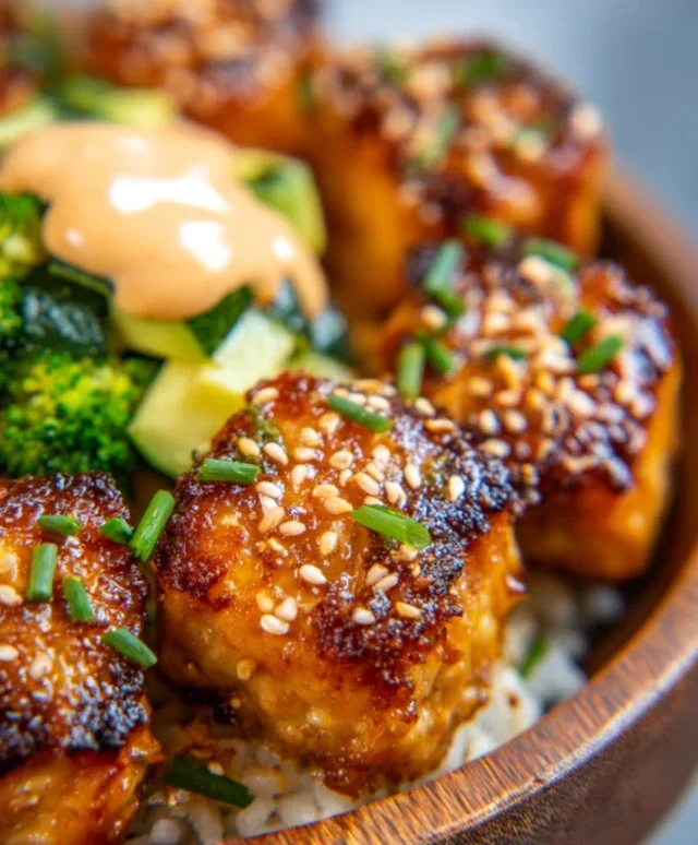 Bang Bang Salmon Bites