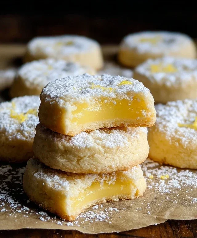 Lemon Bar Butter Cookies