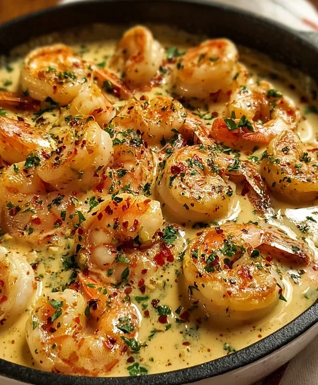 Creamy Garlic Shrimp