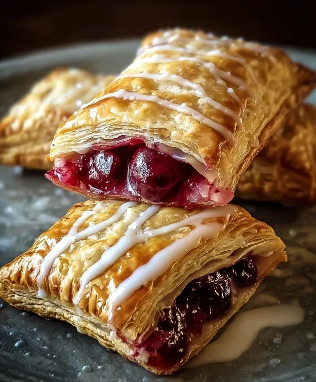 Easy Cherry Turnovers