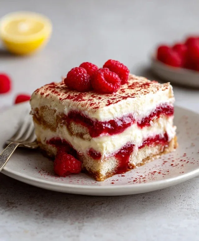 Raspberry Tiramisu