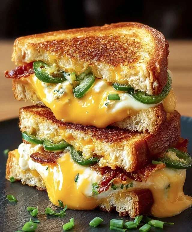 Jalapeño Popper Grilled Cheese