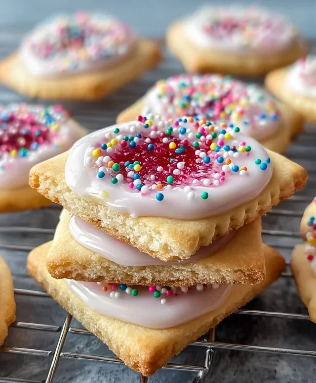 Frosted Pop-Tart Cookies