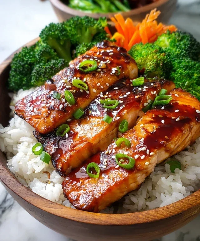 Meal Prep Teriyaki Salmon Rice Bowls