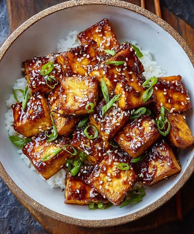 Crispy Sticky Tofu