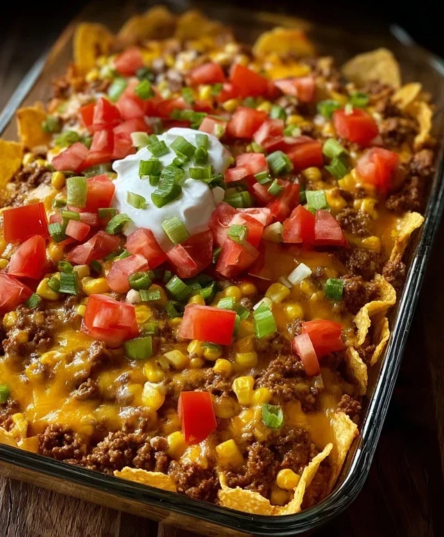 Walking Taco Casserole