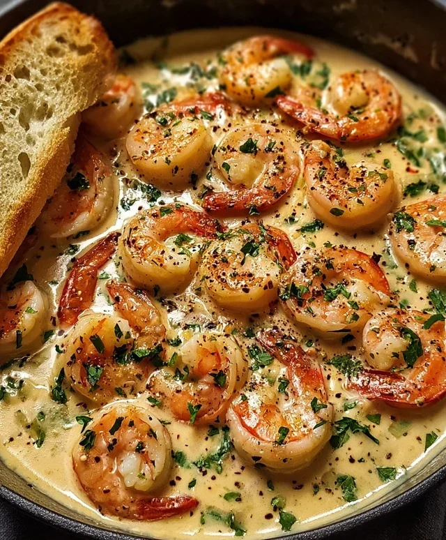 Creamy Garlic Shrimp