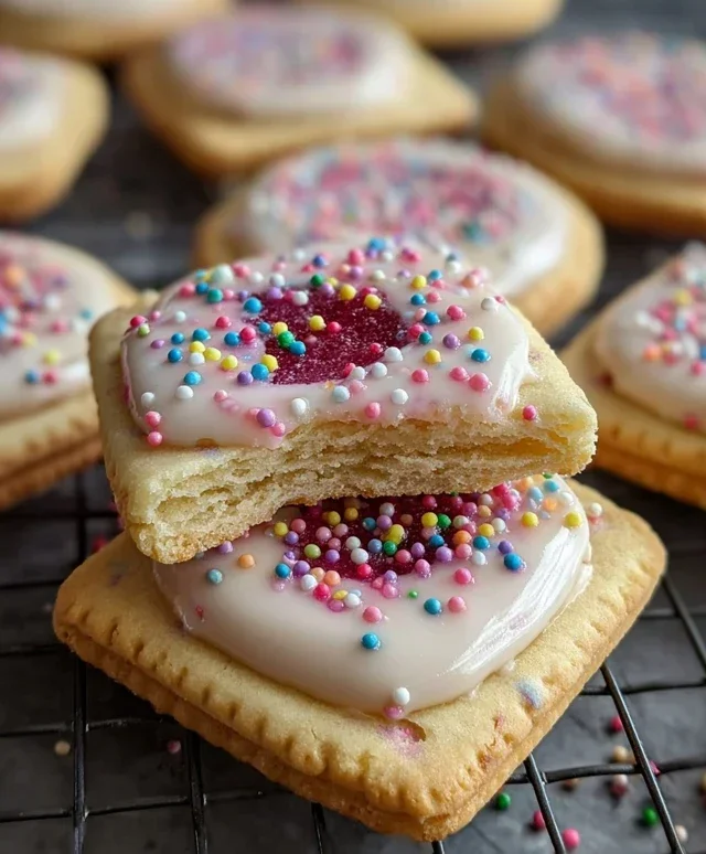 Frosted Pop-Tart Cookies