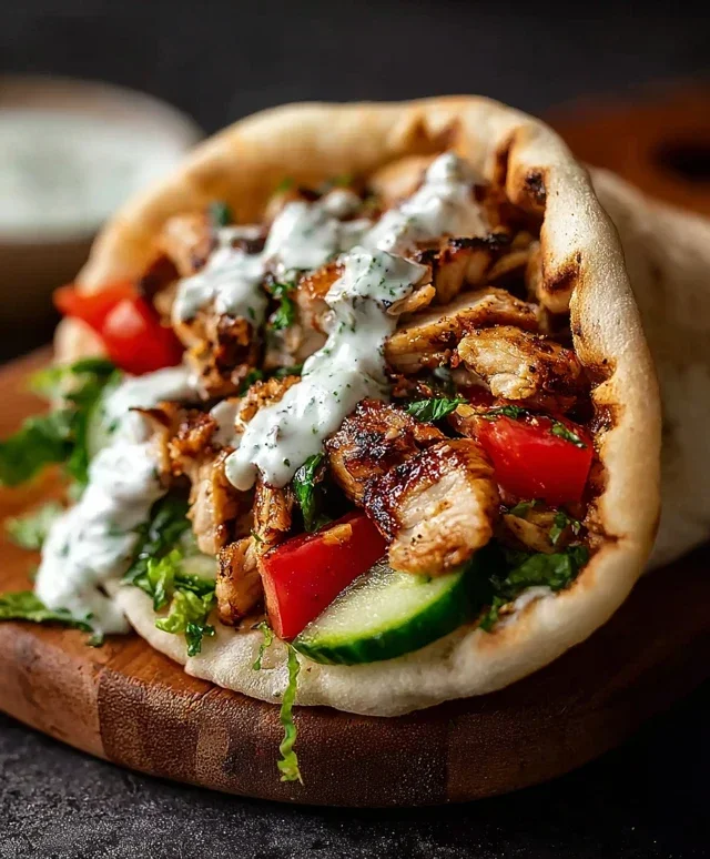 Chicken Shawarma with Garlic Sauce Recipe (Easy & Delicious)