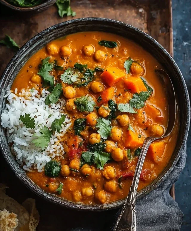 Sweet Potato and Chickpea Curry