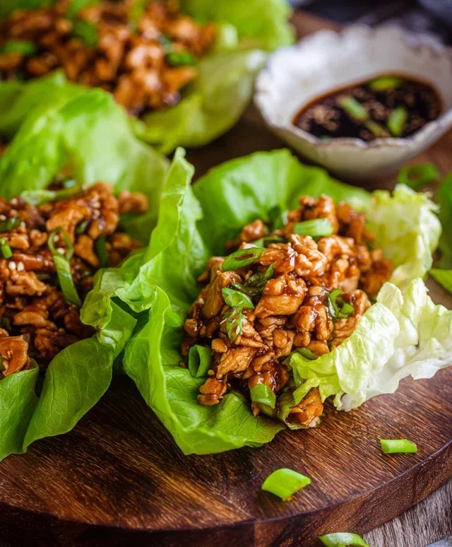 Chicken Lettuce Wraps (PF Chang's Copycat)