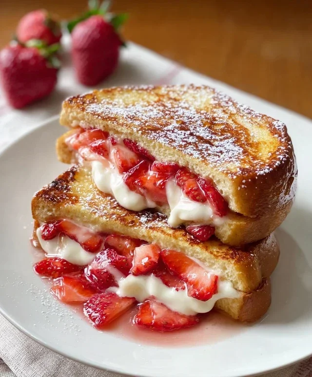 Strawberry Cheesecake French Toast