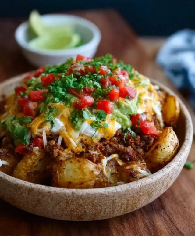 Loaded Potato Taco Bowl