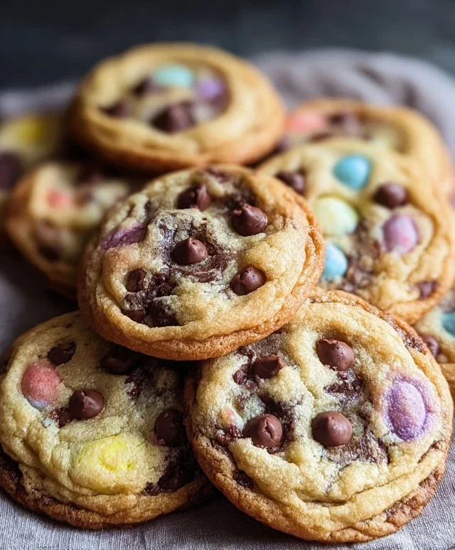 Easter Chocolate Chip Cookies