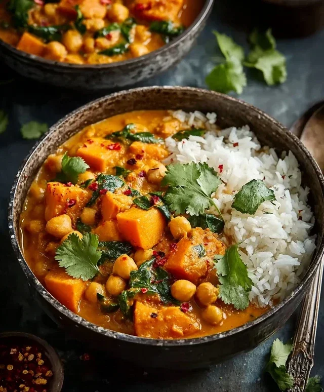 Sweet Potato and Chickpea Curry