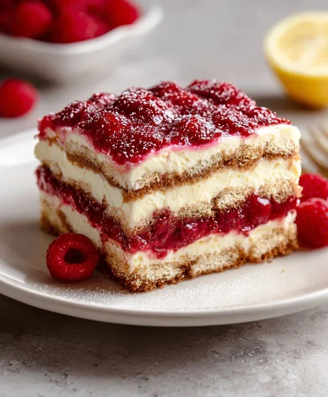 Raspberry Tiramisu