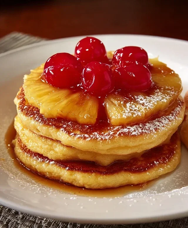 Pineapple Upside-Down Pancakes