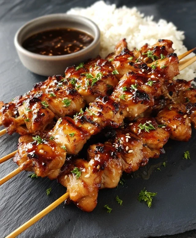 Teriyaki Chicken Skewers