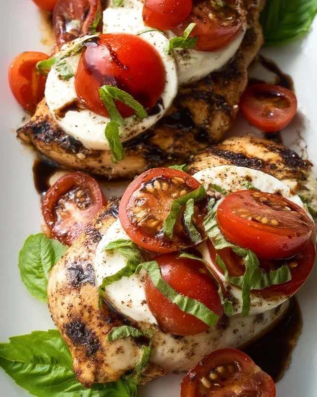 Grilled Chicken Caprese