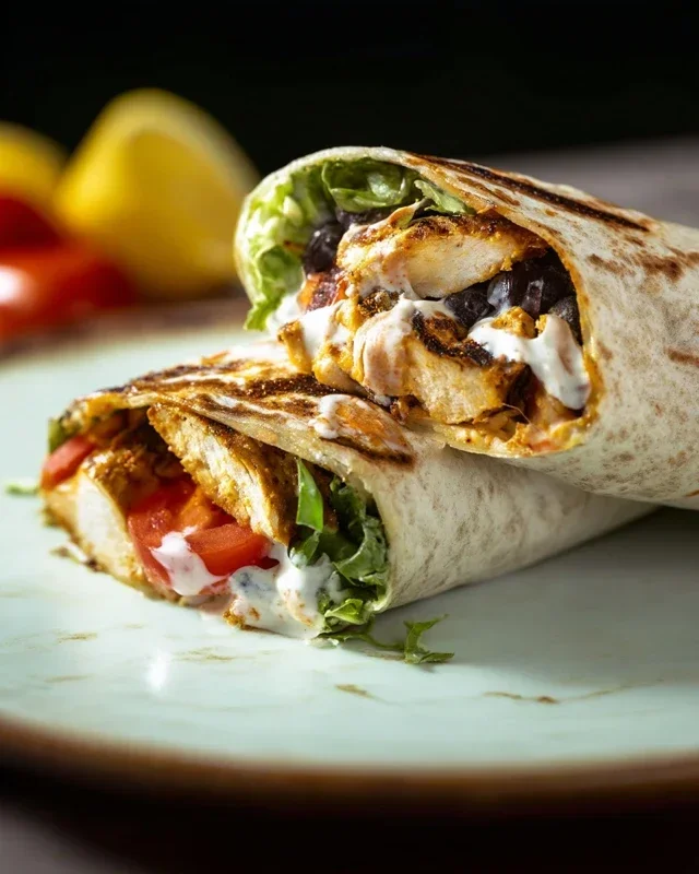 Chipotle Ranch Grilled Chicken Burrito