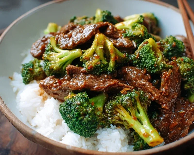 Chinese Beef and Broccoli (牛肉炒西兰花)